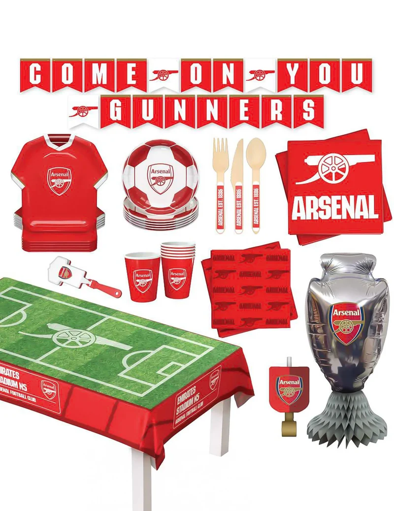Komplett-Set Arsenal FC Geburtstag - 75 Teile