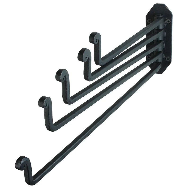 Handtuchhalter Geschmiedet Schwarz