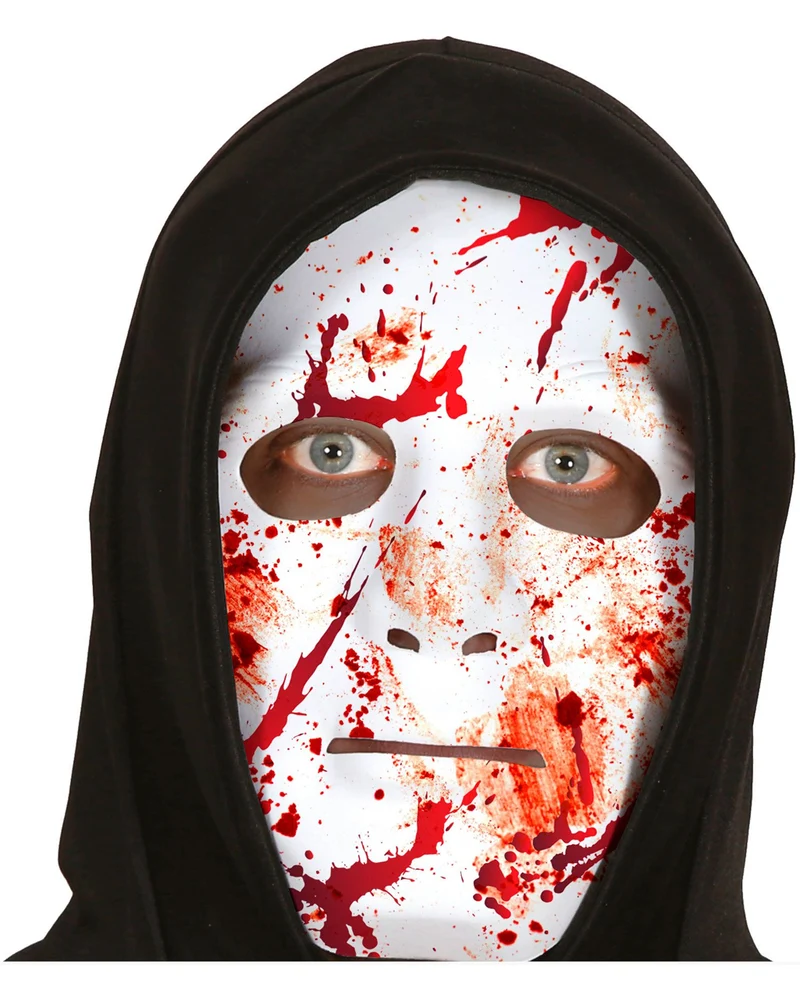 Blutige Gesichtsmaske Serienkiller