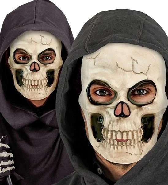 SCHÄDELMASKE FÜR ERWACHSENE – KUNSTSTOFF