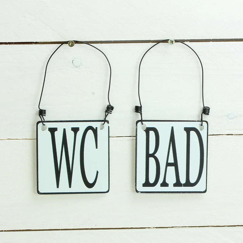 Set WC & Bad Türschild