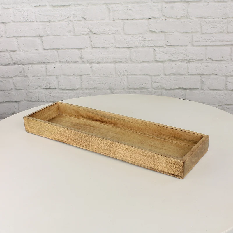 Holztablett 40 cm lang, Mangoholz