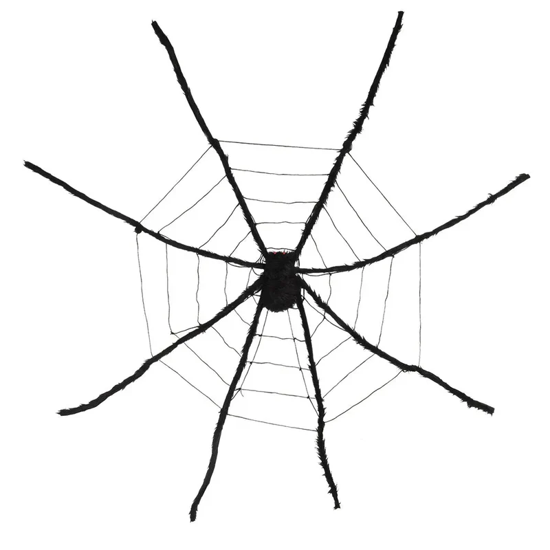 Schwarzes Spinnennetz, 2 m
