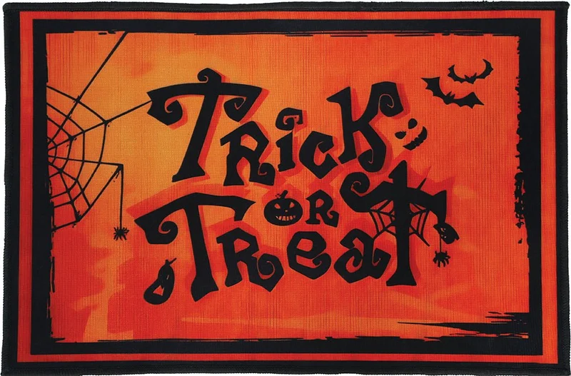 Halloween-Fußmatte „Trick or Treat“ 58 cm
