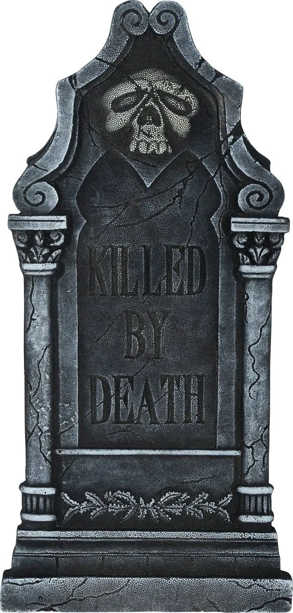 Halloween-Grabstein „Killed By Death“, 90 cm