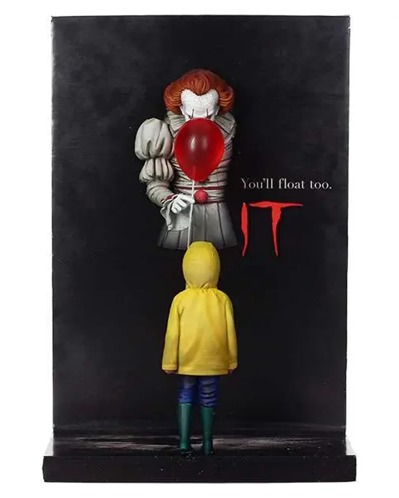 ES Pennywise & Georgie 3D Poster Display 25cm