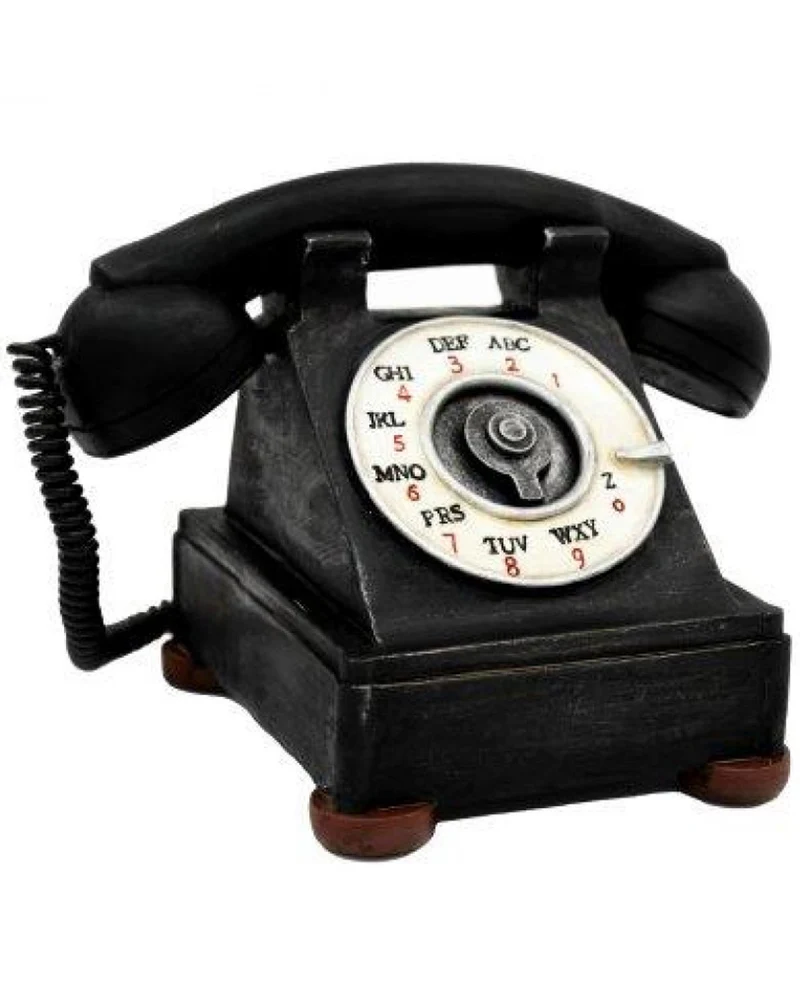 Vintage Telefon Sparbüchse 18cm
