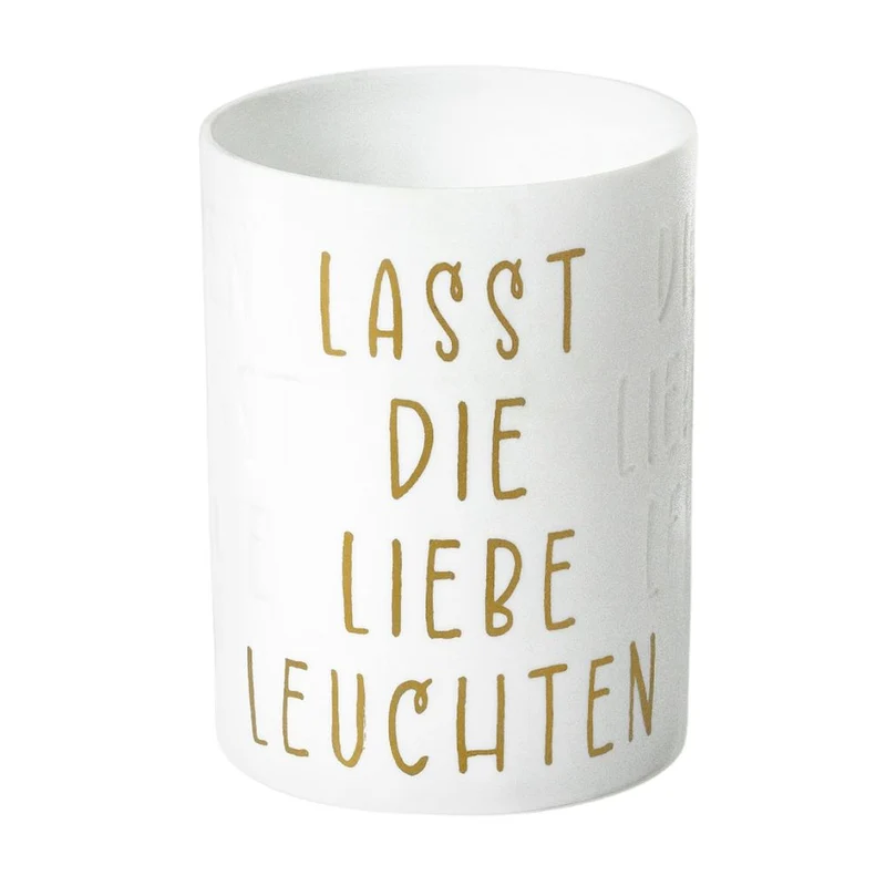 Räder Teelichthalter Lasst die Liebe leuchten