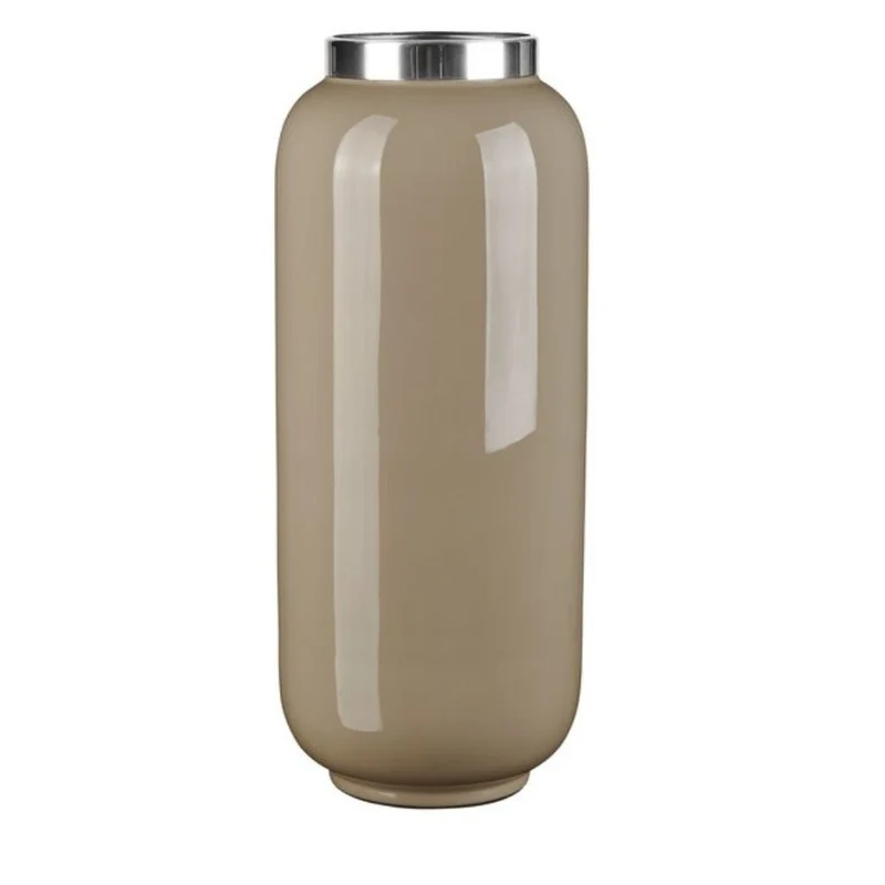 Vase Metall schlammfarben 32 cm