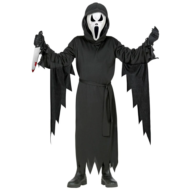 Schwarzes Kostüm Kind Geist