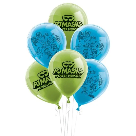 Pj Masks Luftballons Grün Blau 25 cm