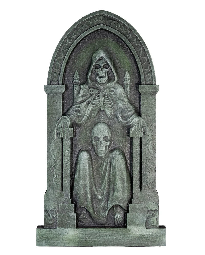 Halloween Grabstein mit Herr der Seelen Motiv 89cm