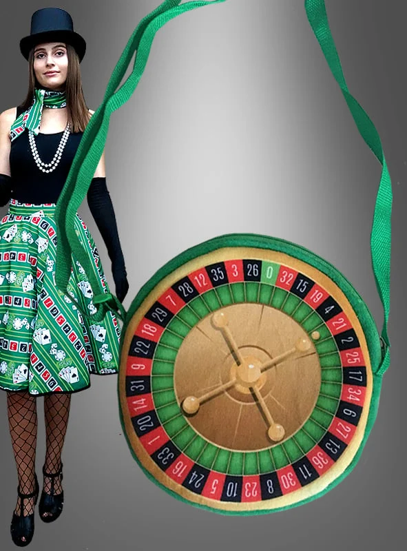 Roulette Handtasche zum Kostüm