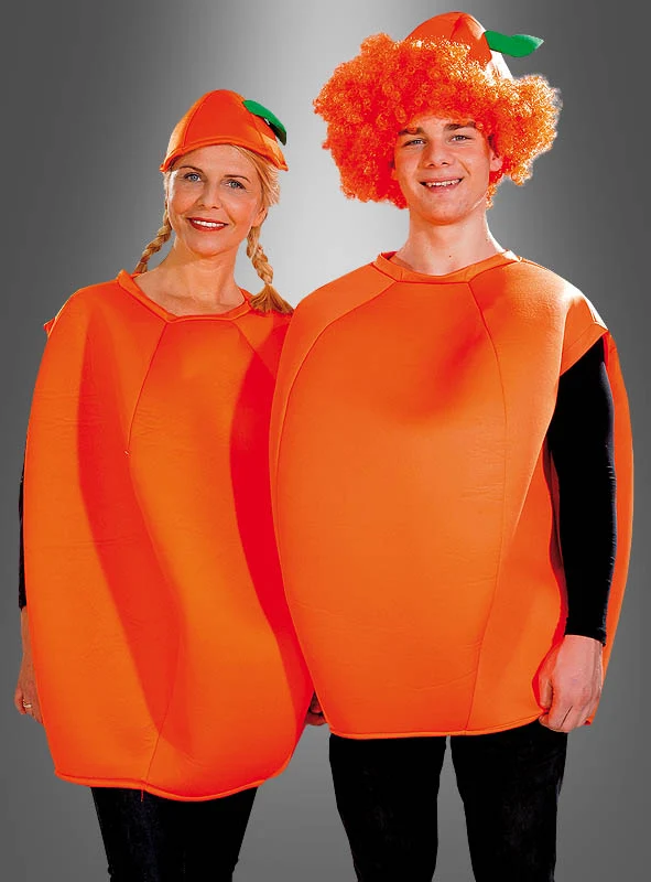 Orange Kostüm für Erwachsene