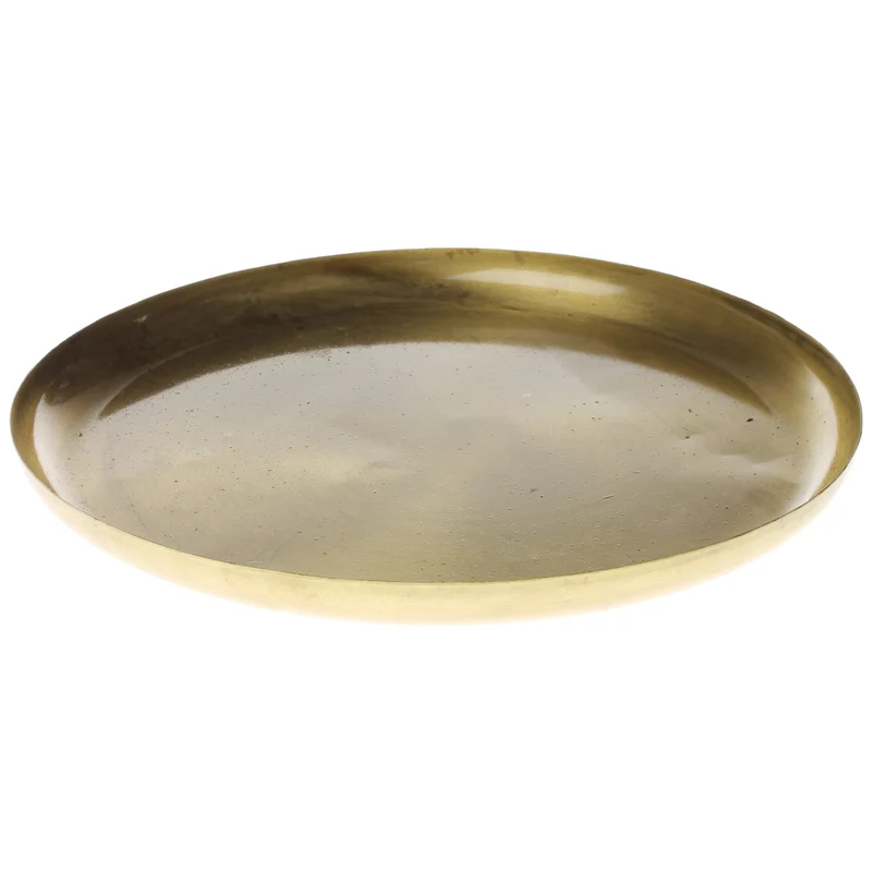 Tablett rund gold 28 cm