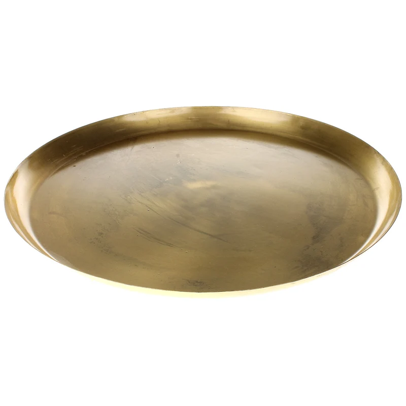 Tablett rund gold 48 cm