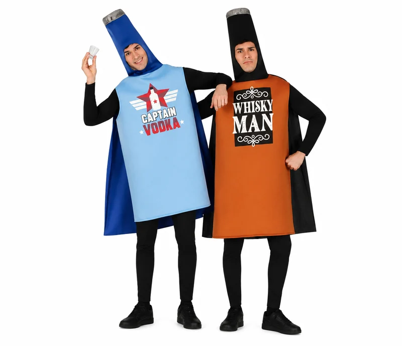 Kapitein Vodka & Whisky Man | DUO DEAL – Het Ultieme Drank Duo - One Size