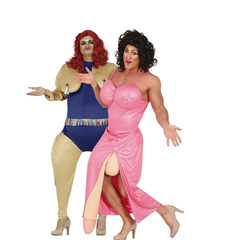 Drag Queen Duo Kostuum Heren