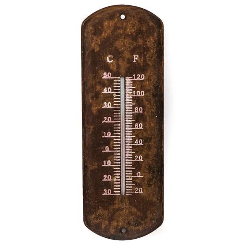Thermometer, rostig, 30 cm