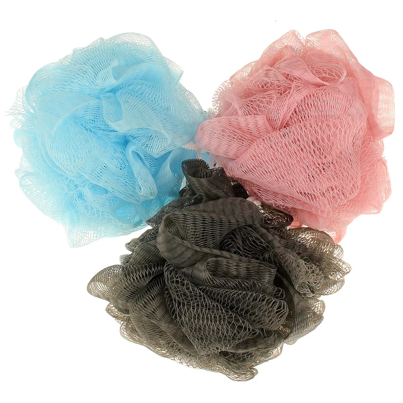3er Set Duschkugel bunt