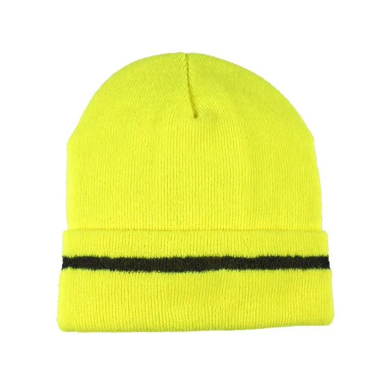 Strickmütze | Polyacryl + Thinsulate™ | neongelb