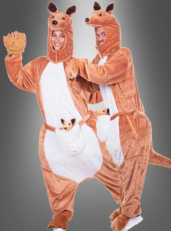 Deluxe Känguru Kostüm waschbar