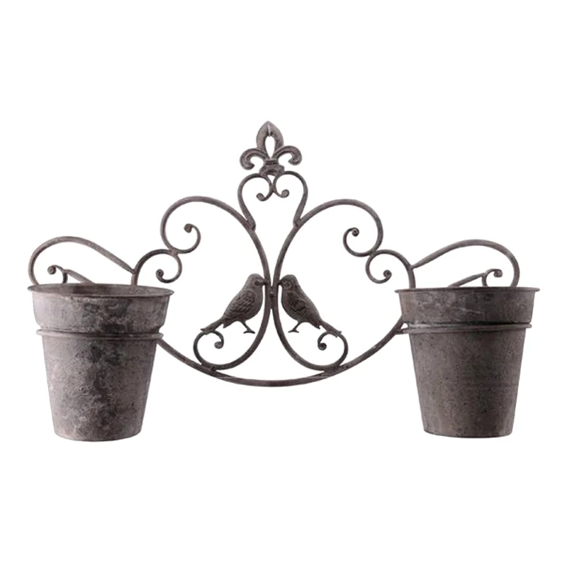 Blumentopf Wandhalter Antik Metall