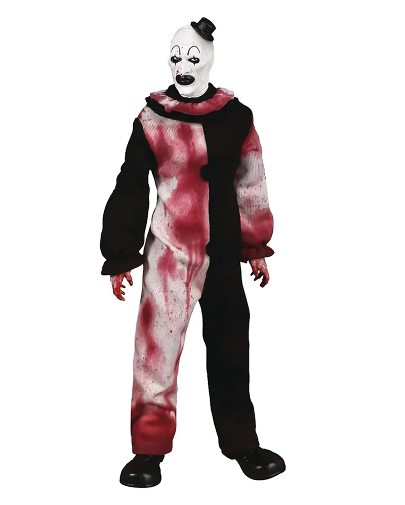 Terrifier One: 12 Collective Deluxe Art The Clown Figur 18cm