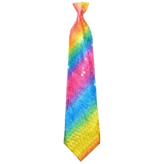 Regenbogen-Krawatte 32 cm