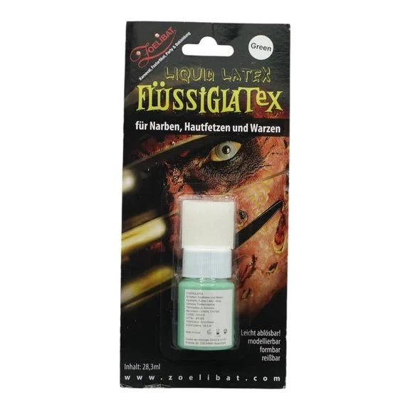 Halloween-Flüssiglatex, grün, 28 ml