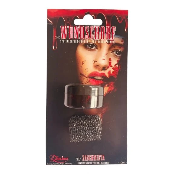Halloween-Kunstblut, rot, mit Kruste, 10 ml