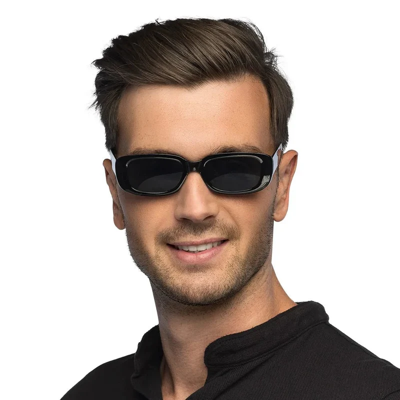 Techno-Partybrille, schwarz