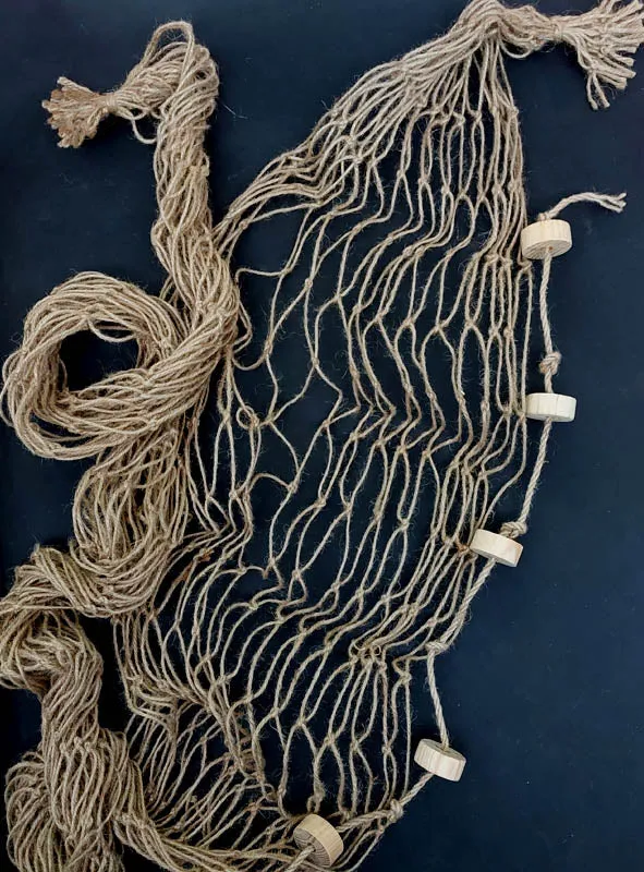 Fischernetz Deko aus Jute 200-400cm