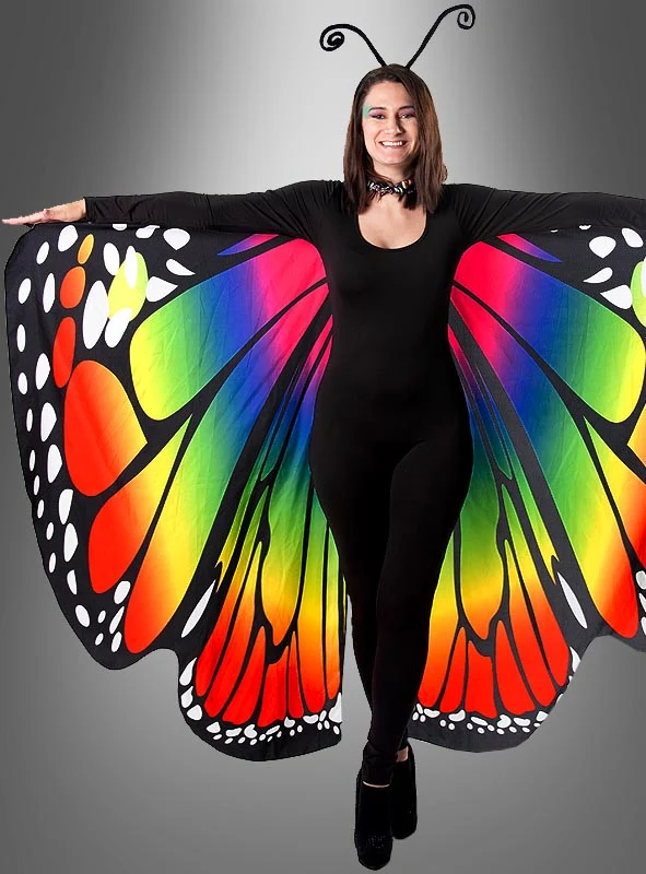 Deluxe Schmetterlingsflügel beidseitig bedruckt 170 cm