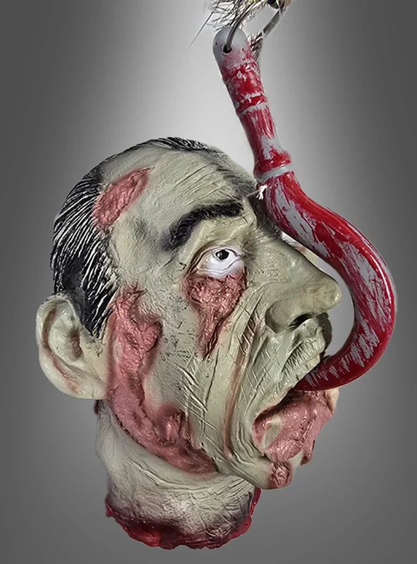 Halloween Deko Horror Kopf mit Zunge