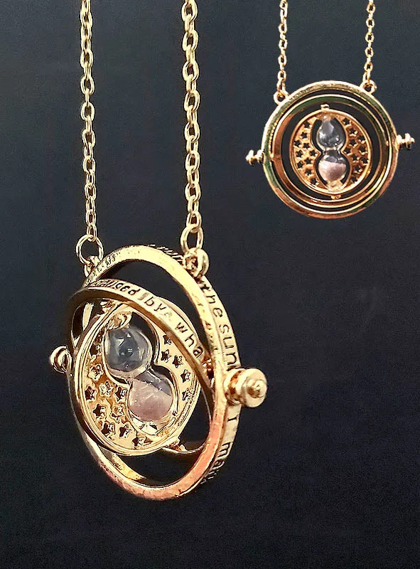 Magischer Zeitumkehrer Kette gold