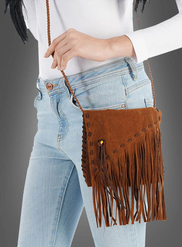 Indianer Boho Tasche mit Fransen