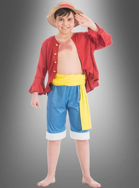 Ruffy Kostüm Kinder One Piece