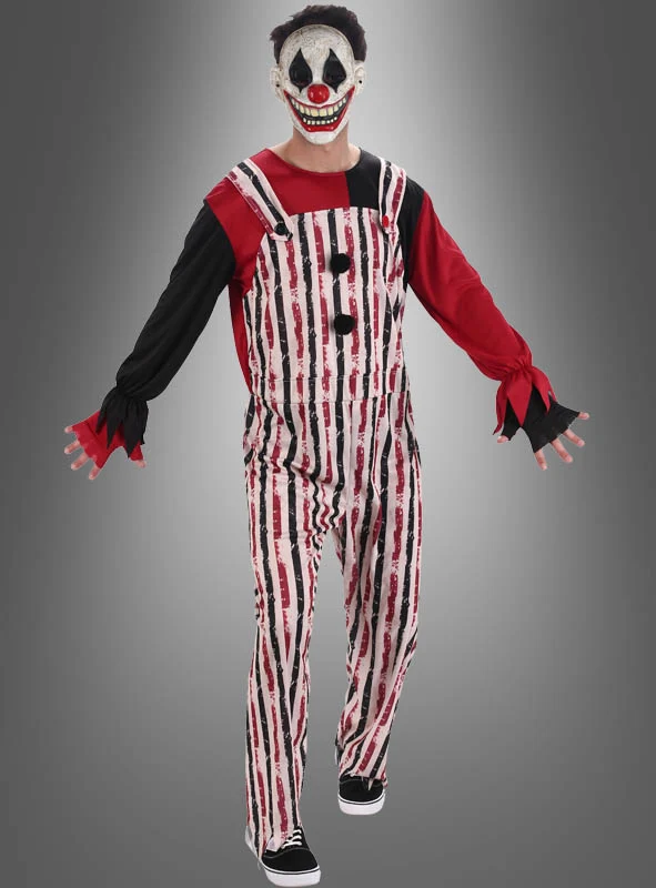 Gestreifter Clown Anzug Herren