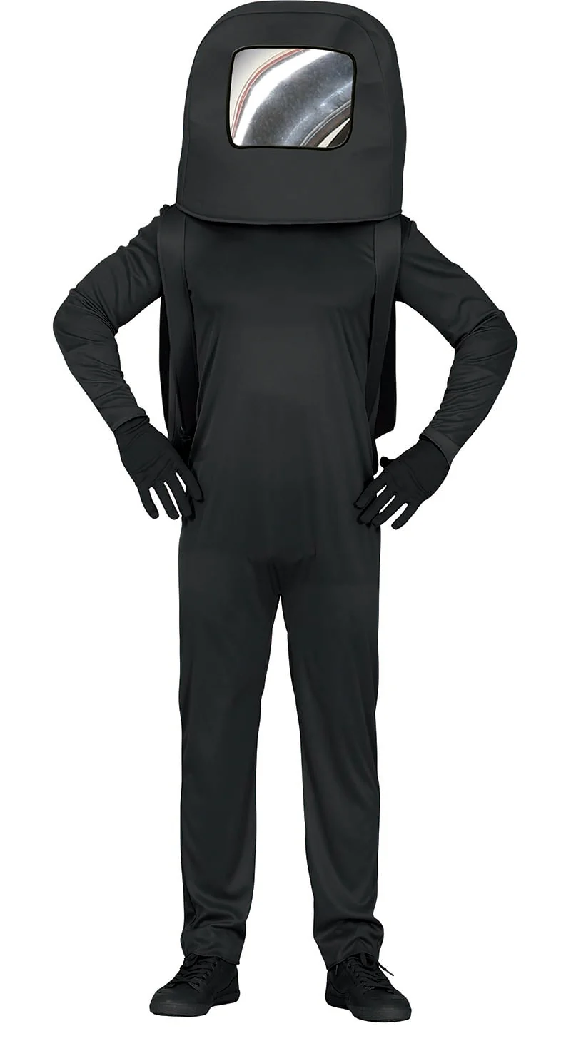 Astronautenpak Kind Zwart