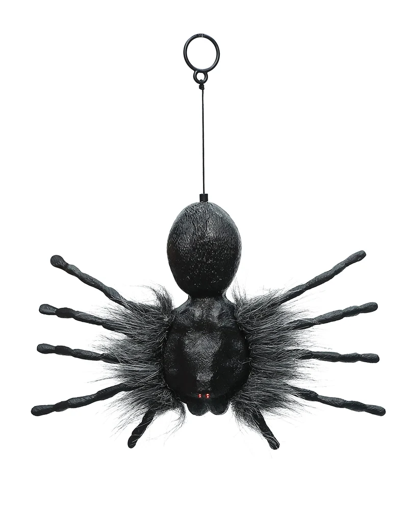 Herabstürzende Spinne Halloween Animatronic 22cm