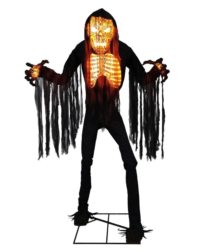 Smoldering Ghoul Animatronic mit Bewegung, Sound & Licht 230cm