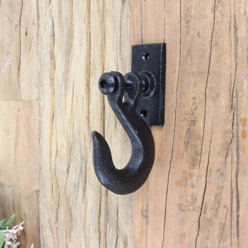 Wandhaken, Metall schwarz