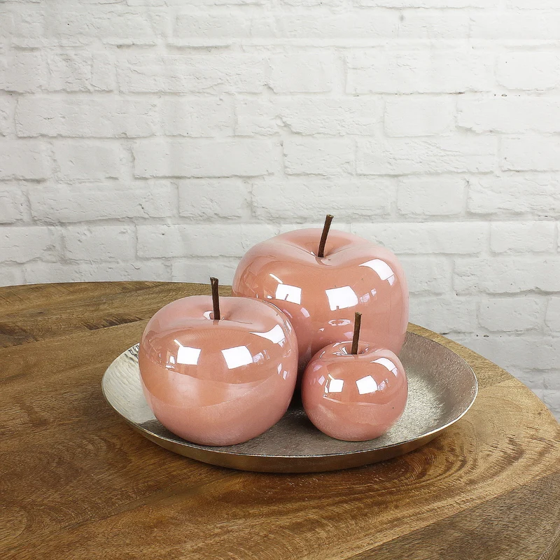 Deko Apfel rosa Varianten