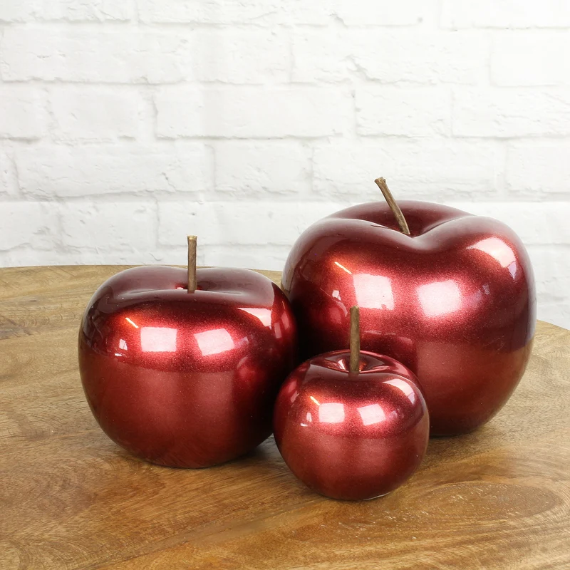 Deko Apfel rot Varianten