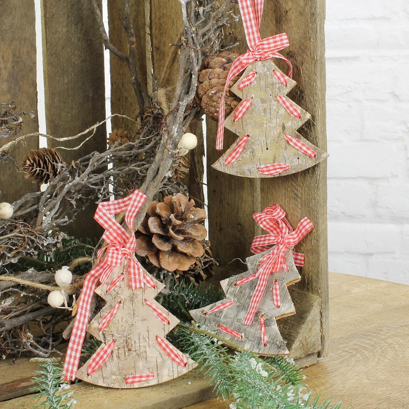 Tannenbaum aus Kork 3er Set