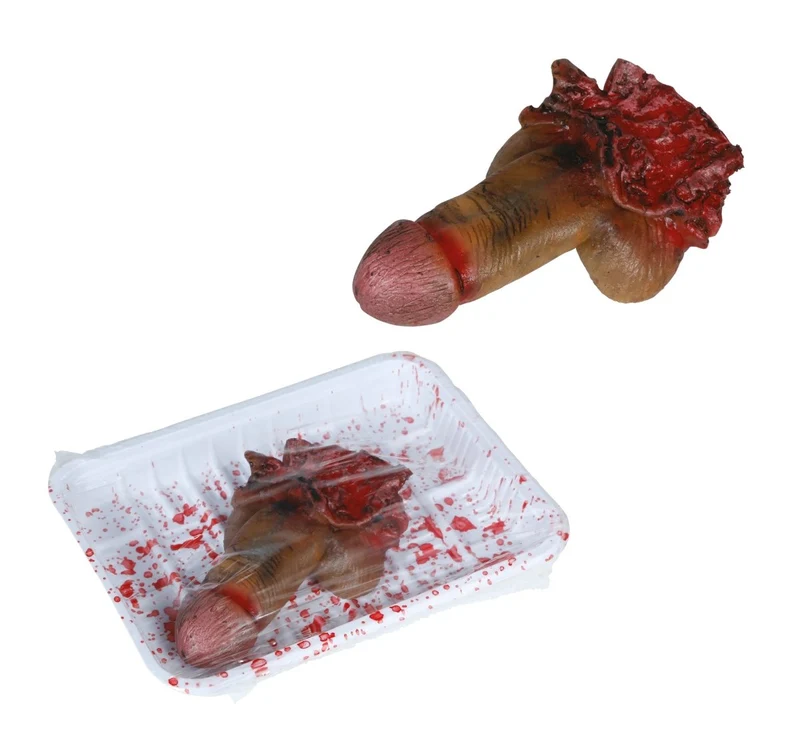 Halloween-Attrappe eines abgetrennten Penis, 12 cm