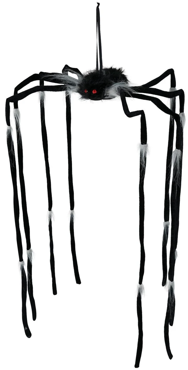 Halloween Hängedekoration Spinne mit langen Beinen 80cm