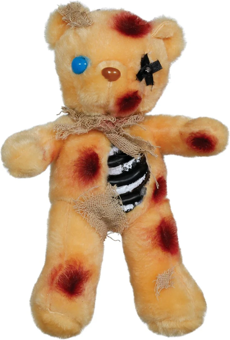 Halloween-Kuscheltier: Zombie-Bär