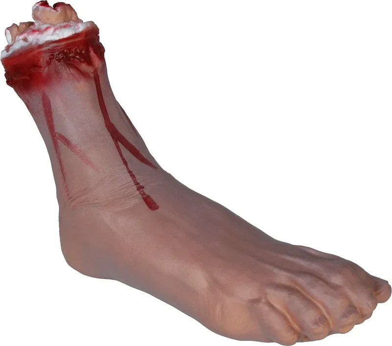 Halloween-Attrappe „Fuß“, 31 cm